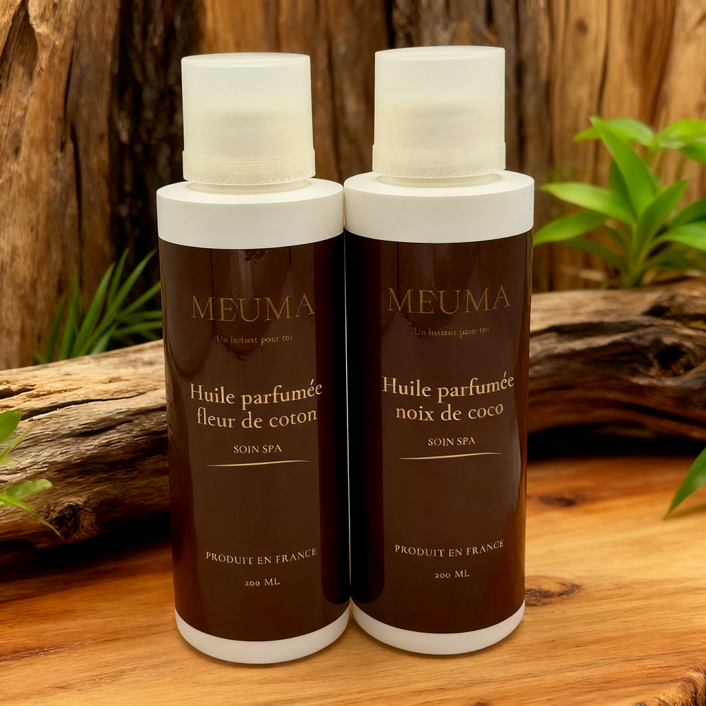 Huile de massage parfumée
